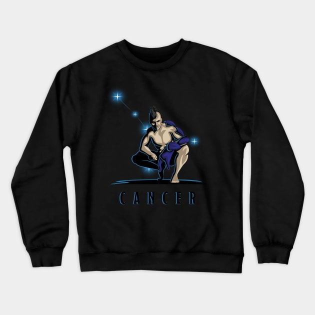 Cancer - Zodiac Sign Crewneck Sweatshirt by Maini